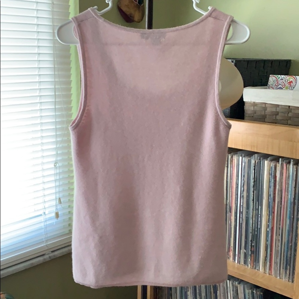 DKNY sleeveless soft pink sweater shirt Size M - Picture 2 of 5